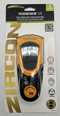 New Sealed Zircon StudSensor L70 OneStep Stud Finder With Center Detection