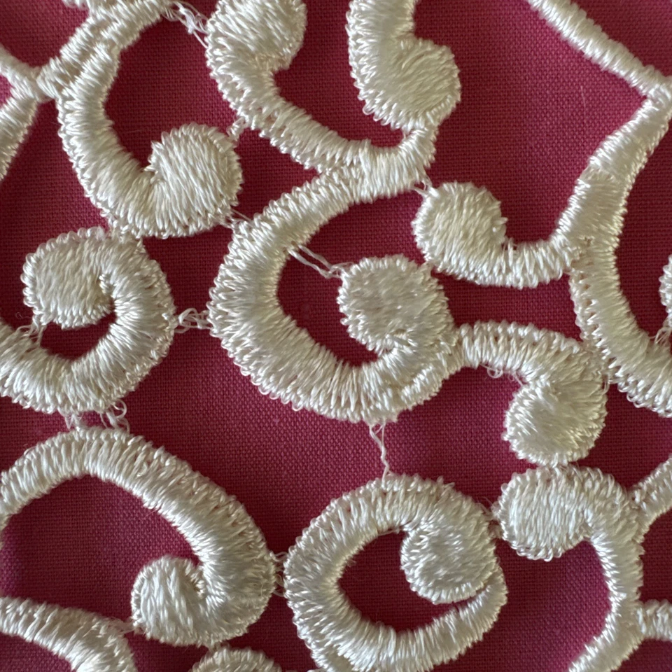 Vintage White Guipure Lace Fabric 100cmx100cm - image 3 of 4