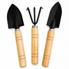 ToolTreaux 3pc Mini Garden Tools Set with Hand Trowels and Cultivator (7 Inches)