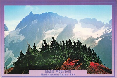 Magic Mountain North Cascades Park Washington VTG Continental Postcard Unposted
