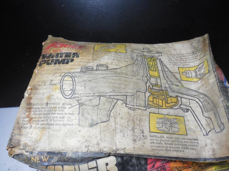 Bomba de agua 31155 Airtex AW 1025 1960 para Dodge Dart 170-225 motor Foto 3 de 4