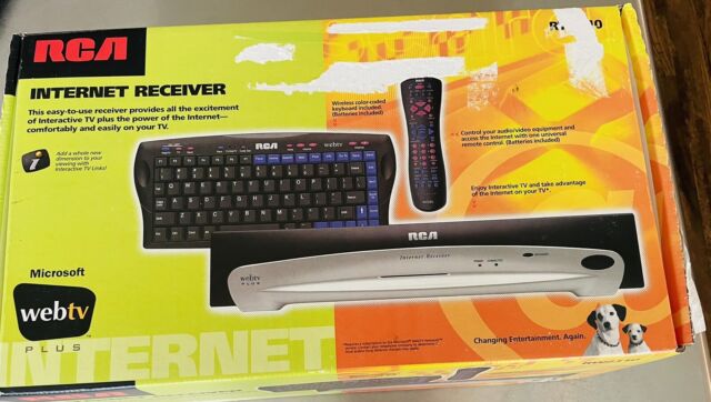RECEIVER RM2100 RCA MSN INTERNET RECEIVER KIT WEB TV REMOTE & AC ADAPTER New