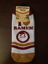 Maruchan I Love Ramen No-Show Socks 1 Pair NEW