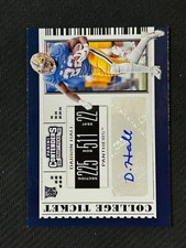 2019 Panini Contenders Draft Picks - College Ticket Darrin Hall #166 @QP30