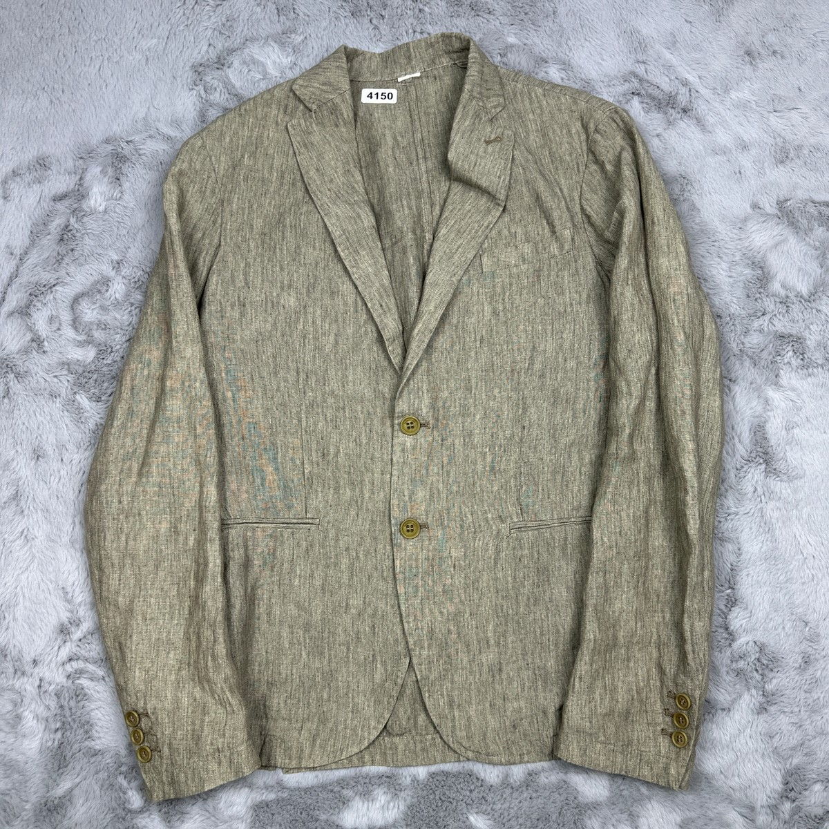 Groom Linen Mens Blazers Paul Harnden Shoemakers Jacket---SIZE-M