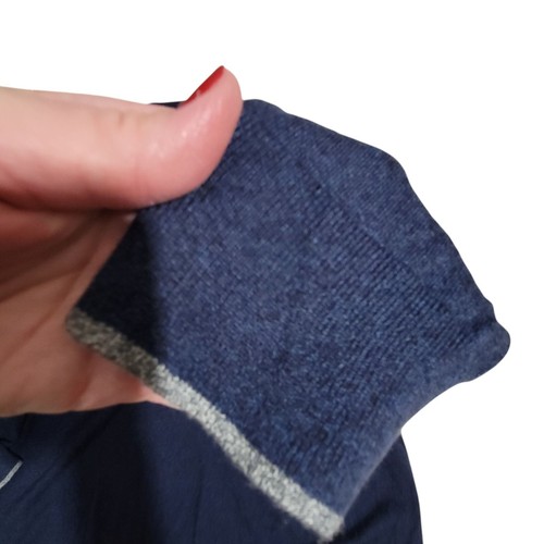 Banana Republic Sweater Mens Size XL Silk Cotton Cashmere Luxury Blend Blue - Picture 3 of 9
