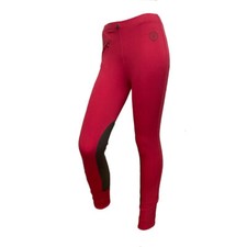 PFIFF Kinder Reithose Reitleggins mit Besatz Kinderreithose 140 pink