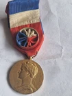 bronze marianne medal goldplated