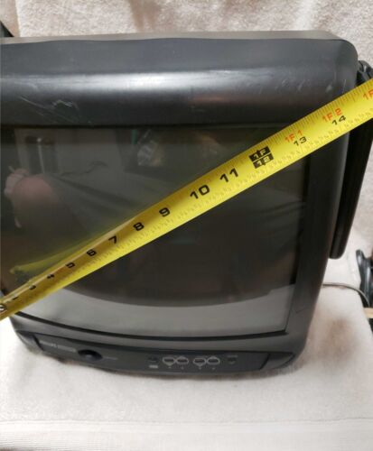 Philips 13" CRT TV PR1308B102 Curved Screen for Retro Gaming With Remote - Picture 10 of 13
