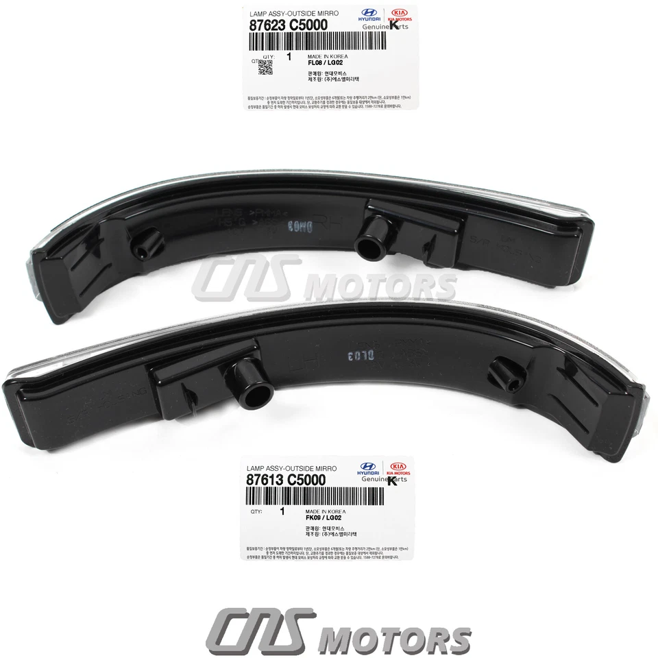 ⭐GENUINE⭐ Outside Mirror Lamp LEFT & RIGHT for 2016-2020 Kia Sorento 87623C5000 Foto 3 de 4