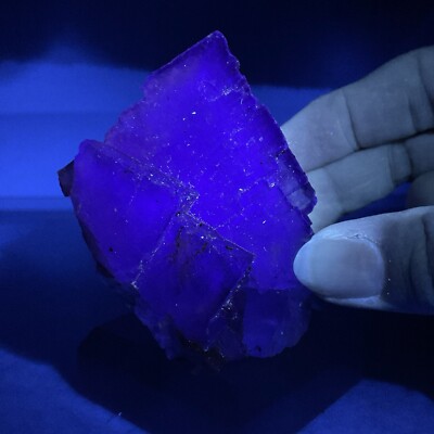 SS Rocks Blue Purple Fluorite (Denton Mine, Hardin Co