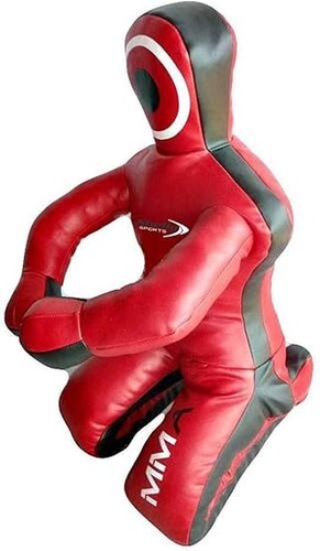 MMA Grappling Dummy Brazilian Jiu Jitsu Punching Training Judo BJJ Dummy Leather - Picture 13 of 21