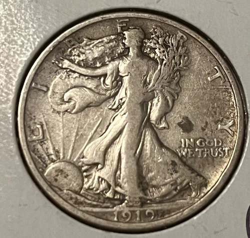 1919 Walking Liberty Half  VF
