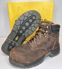 CAROLINA Men's 6" Bruno Lo Composite Toe Waterproof Work Boot Brown CA5520 Sz 8D
