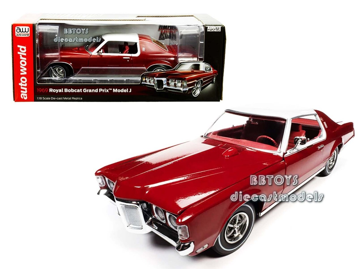 1969 PONTIAC ROYAL BOBCAT GRAND PRIX MODEL J RED 1/18 DIECAST AUTO
