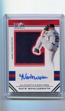 2017 Stars and Stripes 15U Silhouettes Nate Wohlgemuth Auto Jersey 62/99