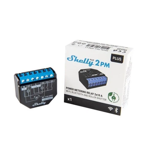 Shelly Unterputz "Plus 2PM" Relais max. 16A 2 Kanäle Messfunktion WLAN BT