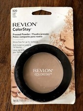 NIB Sealed 820 Fair - Revlon Colorstay Shine Free Pressed Powder - Box Damaged