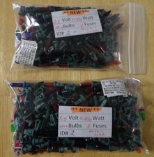 100 OR 200 MULTI-COLOR Replacement Mini Bulb Incandescent 2.5 Volt 0.425 Watt