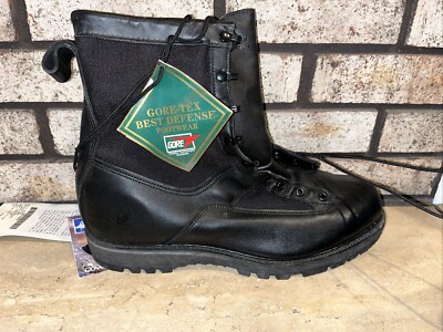 Matterhorn Black Leather Combat Infantry Boots Gore-Tex Men's Size