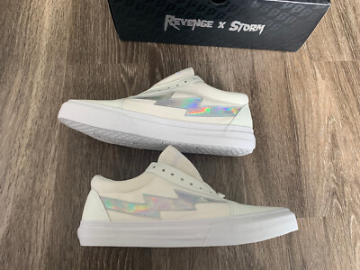 100% Authentic Revenge x Storm Vans Original Bolt White 3M