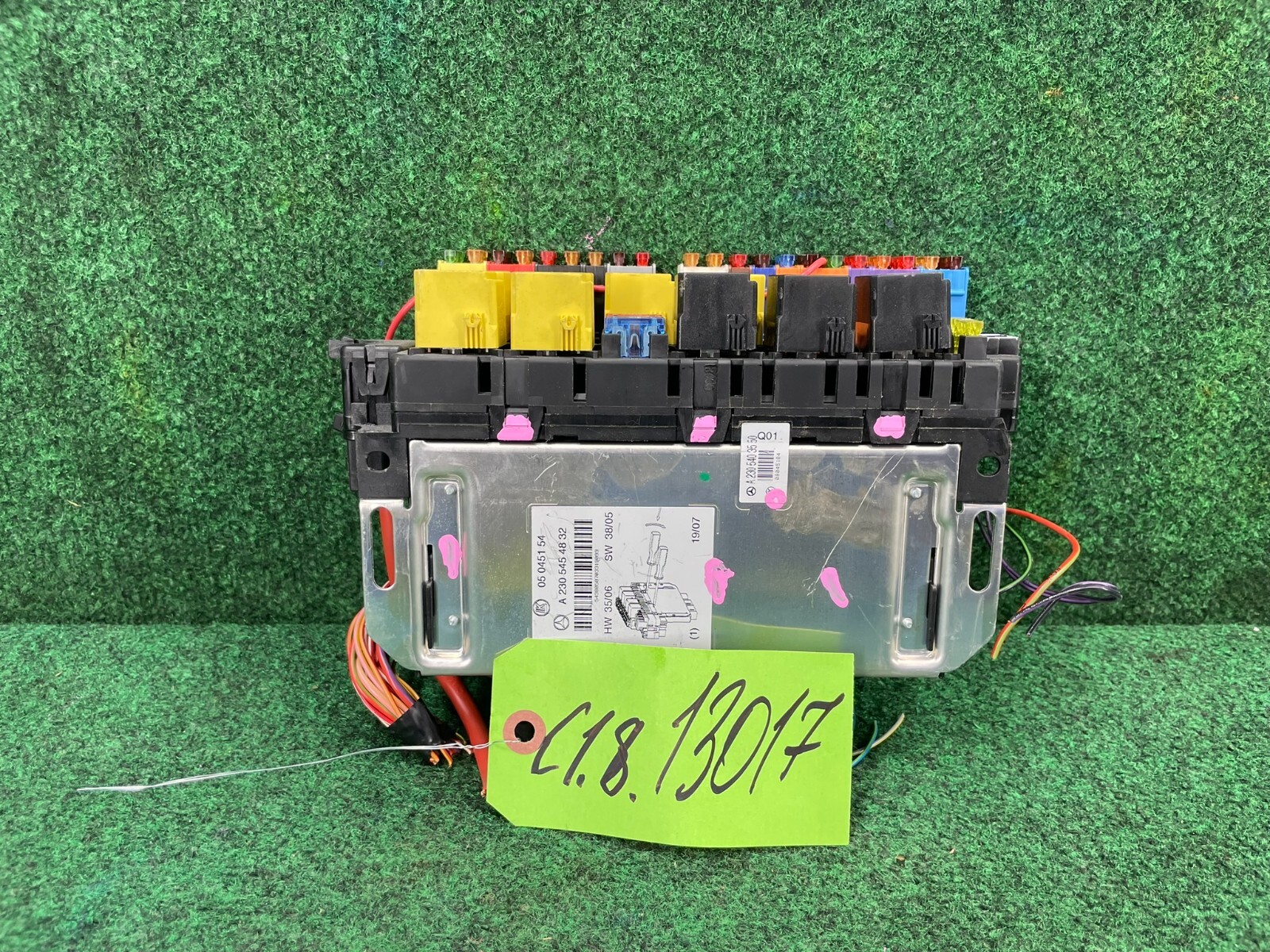 🛑 2003-2012 Mercedes R230 SL500 SLR Front Left SAM Fuse Box Control Module OEM