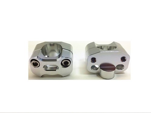 HandleBar Fat Bar Mount Clamps Risers Adaptor 7/8" to 1"-1/8" Dirt Pit Bike ATV - Picture 21 of 31