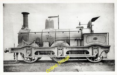 Eisenbahn Foto Midland Railway 0-6-0 Außenrahmen Nr: 759 ab Werk Derby um 1870