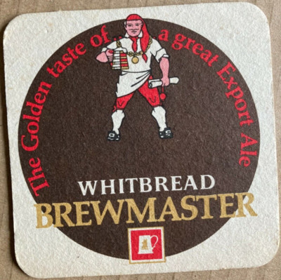 WHITBREAD BREAMMASTER EXPORT ALE BIER BAR GETRÄNKE MATTE UNTERSETZER