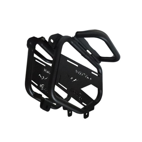 SADDLE STAY WITH FOOT REST LH & RH BLACK FIT FOR ROYAL ENFIELD NEW HIMALAYAN 450 - Picture 6 of 6