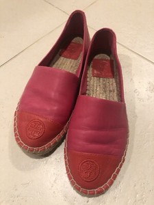 red flat espadrilles