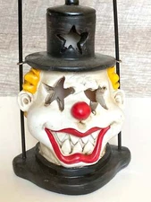 Light Up LED Halloween Creepy Clown Lantern Collectible Decor