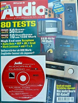 AUDIO 5/99, MBL 1621,1611 HR,BOSTON VR 940,CHARIO SYNTAR 200T,JM LAB TANTAL 515,