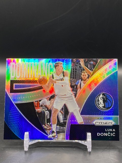 Luka Doncic 2021-22 Panini Prizm Dominance Silver Prizm #10 Dallas Mavericks