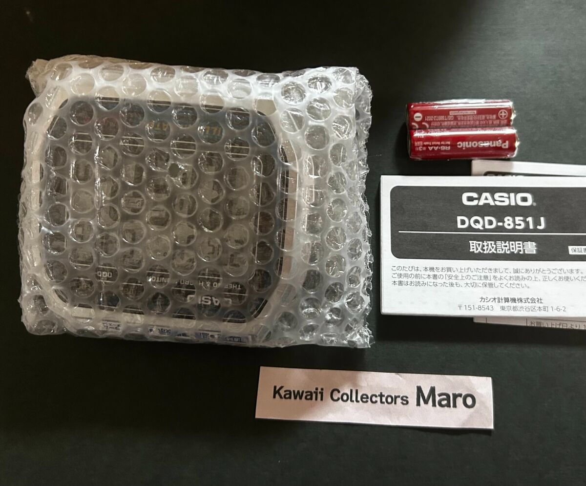 CASIO A158WA Motif electric wave alarm clock DQD-851J-8JF CASIO A158WA Motif electric wave alarm clock DQD-851J-8JF