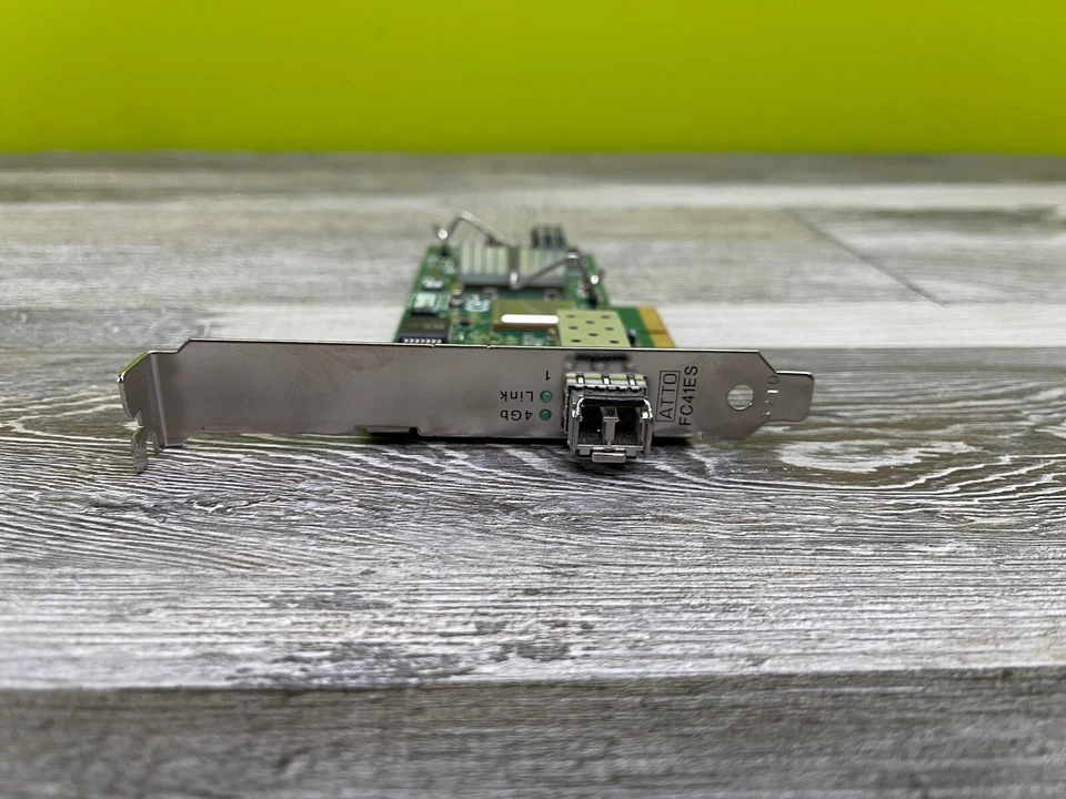 ATTO Celerity FC41ES 4GB/S Fibre Channel PCIe 2.0 Host Bus Adapter Mac PC Card - Image 2 of 4