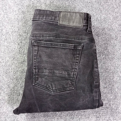 Pacsun Stacked Skinny Jeans Men's 31x32 Black Denim Active Stretch Pants