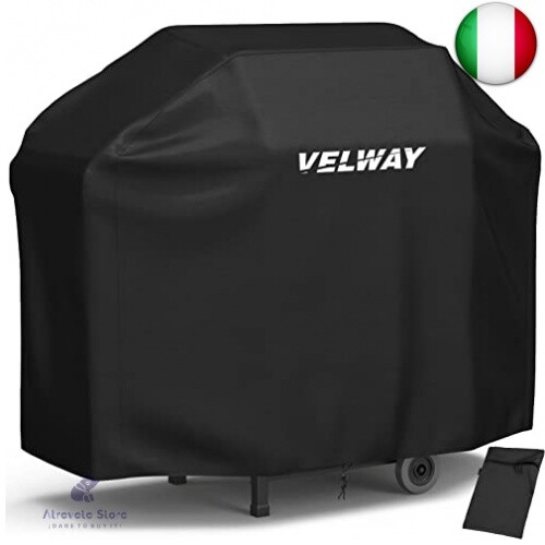 Velway Copertura Barbecue da Esterno, Telo Copri Barbecue Impermeabile, Copri