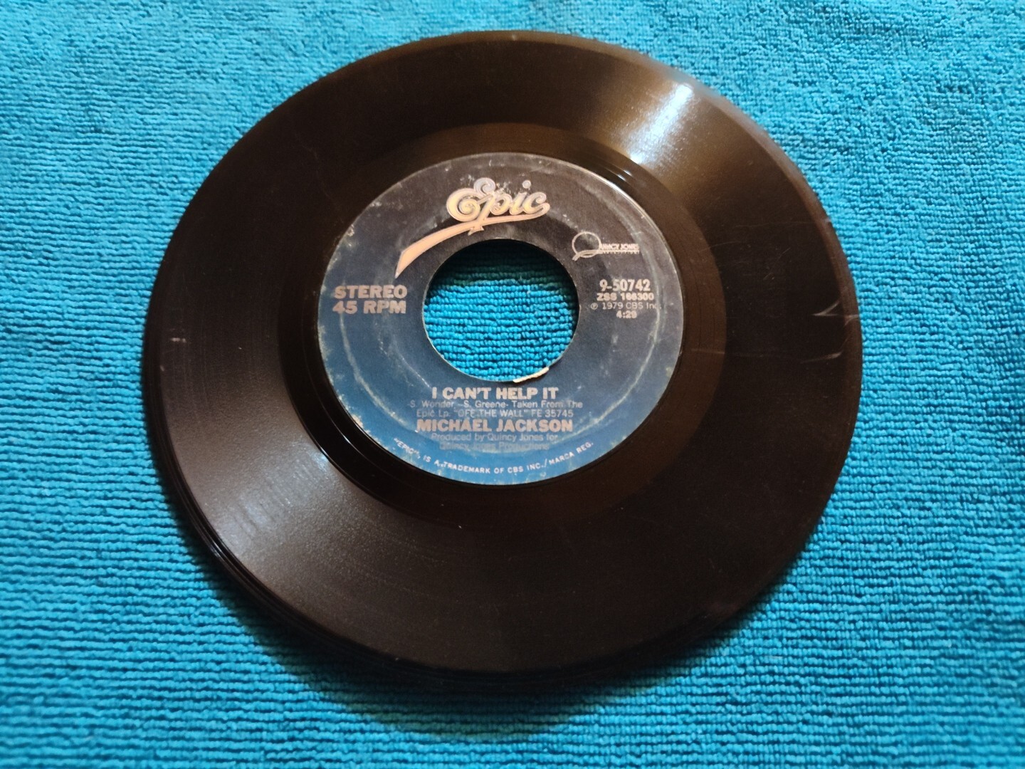 Michael Jackson Don't Stop 'Til You Get Enough, I Can't Help It, Record#9-50742