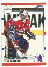 DON BEAUPRE 1990-91 SCORE CARD NEAR MINT CONDITION