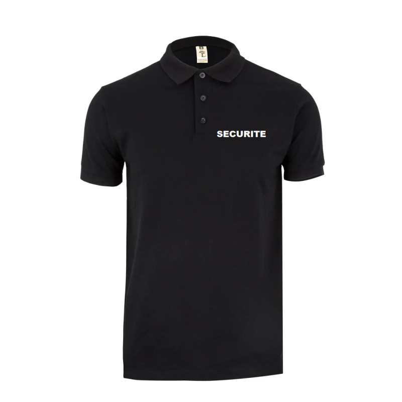 Polo sécurité noir Vetchausspro anti-transpiration en maille piquée