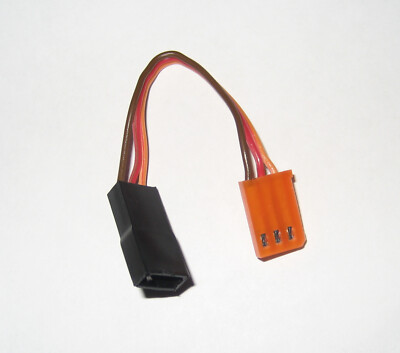 2x Adapter Kabel Empfänger JR Graupner/Futaba > Futaba Buchsen Servokabel NEU