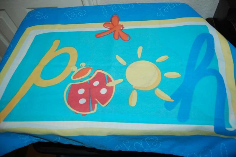 Funda de Almohada Winnie The Pooh Sunshine Tigger Disney Azul Amarillo Artesanos EE. UU. Foto 2 de 4