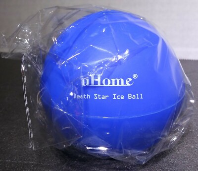 NEW In Plastic Uhome Star Wars Death Star Blue Silicone Ice Cube Ball Mold Soap