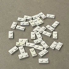 Lego 3023 Light Gray Replacement Parts Pieces Lot of 34