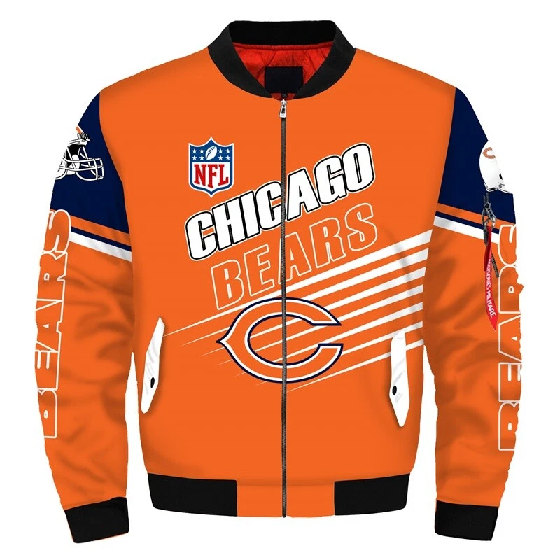 Chicago Bears Men's Flight Bomber Jacket
