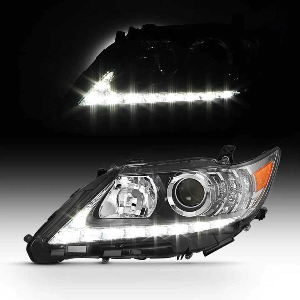 Farol projetor halogênio LED DRL ambos os lados para 2013-2015 Lexus ES350 ES300h - Imagem 2 de 4