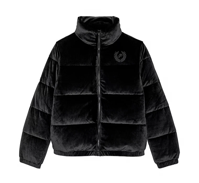 Velour puffer best sale jacket