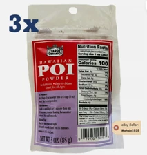 Taro Brand - Hawaiian Poi Powder 3 Oz Pack Makes 4.5 Oz (3 bags)