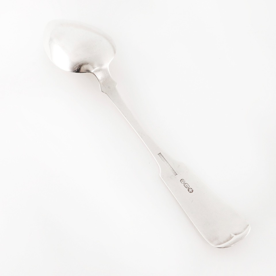 CHARLES HEQUEMBOURG NEW HAVEN ST LOUIS COIN SILVER SERVING SPOON